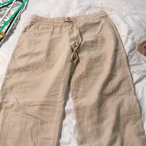 Love tree Khaki linen pants